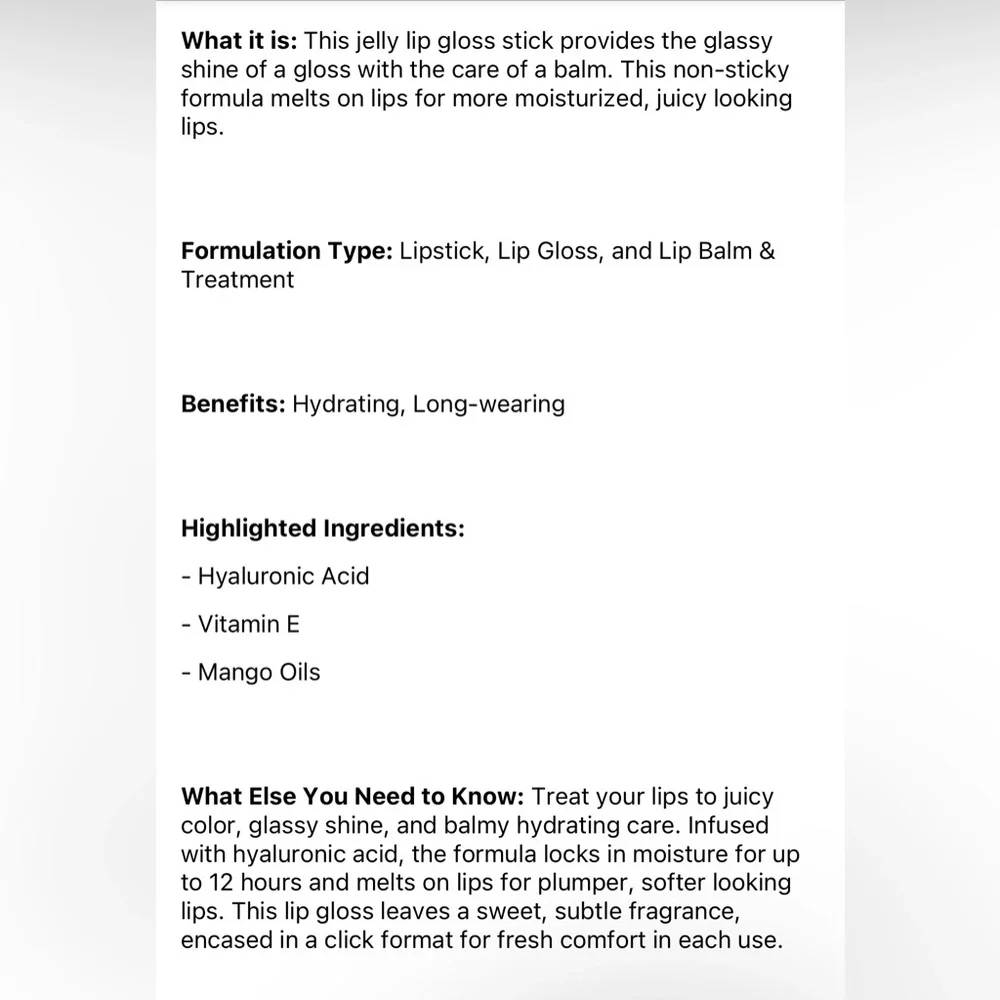 🫦 YSL Loveshine Candy Glaze Lip Gloss Stick - 15 Showcasing Nude - Picture 8 of 8